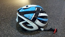 Lazer Genesis helmet scratched and broken - ADM Crashes at Dana Point Grand Prix - 06 May 2012