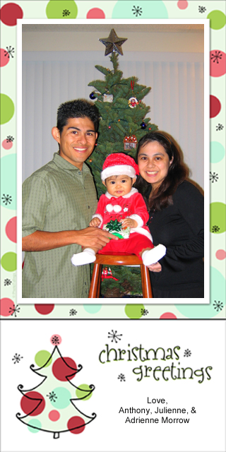Anthony, Julienne, and Adrienne Morrow - We Wish You a Merry Christmas and a Happy New Year! - Christmas 2007