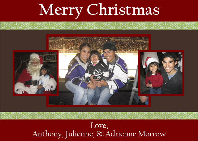 Anthony, Julienne, and Adrienne Morrow - We Wish You a Merry Christmas and a Happy New Year! - Christmas 2010
